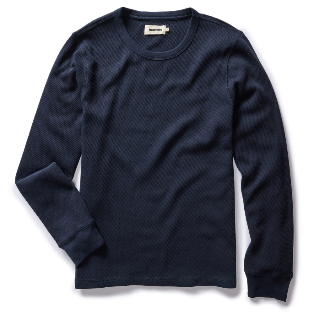 Taylor Stitch Organic Cotton Waffle Crew M size NWOT
